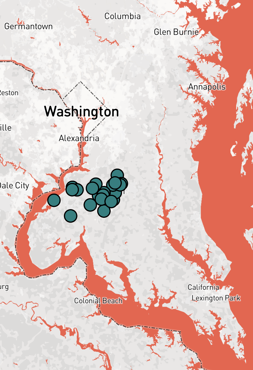 Map of Scoop General service territory